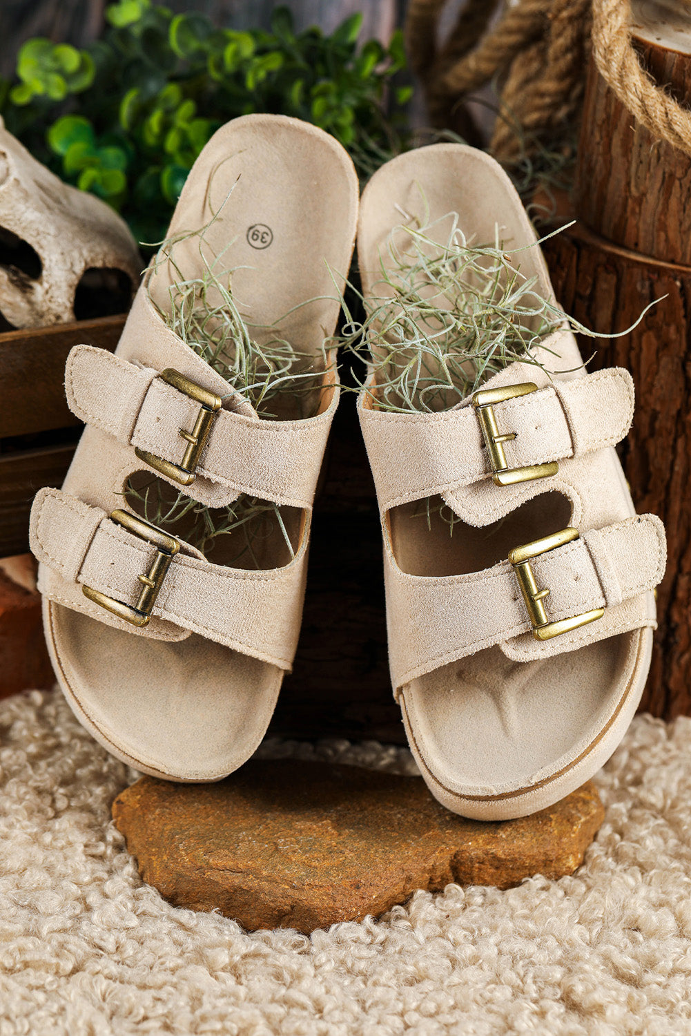 Platform Buckle Sandal