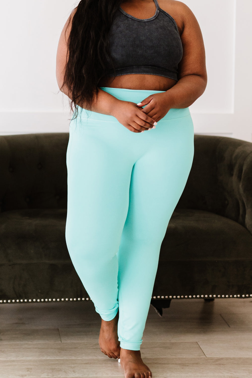 On Your Mark Leggings/lght blue