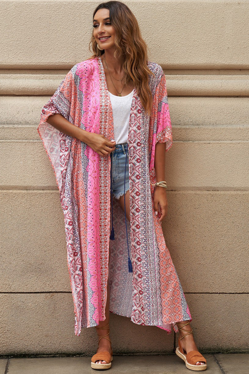 Bohemian Tassel Tie Cover Up