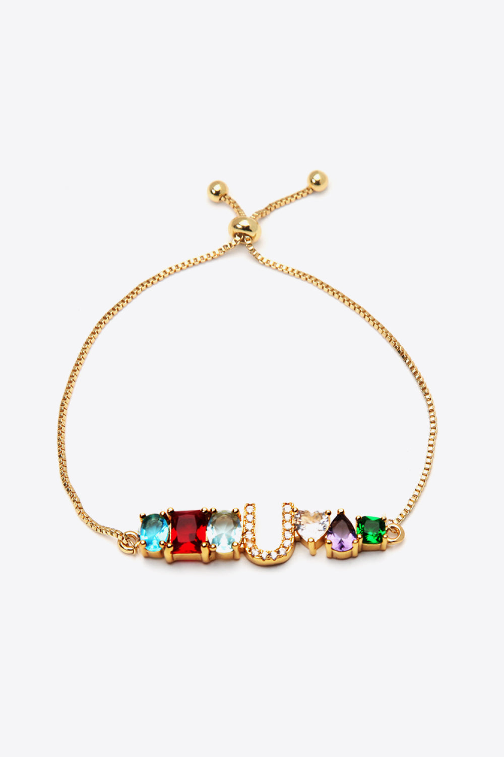 U to Z Big Gem Bracelet