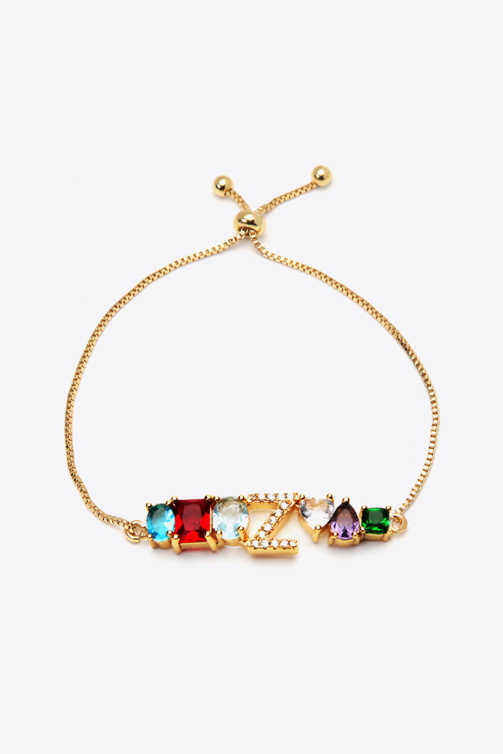 U to Z Big Gem Bracelet