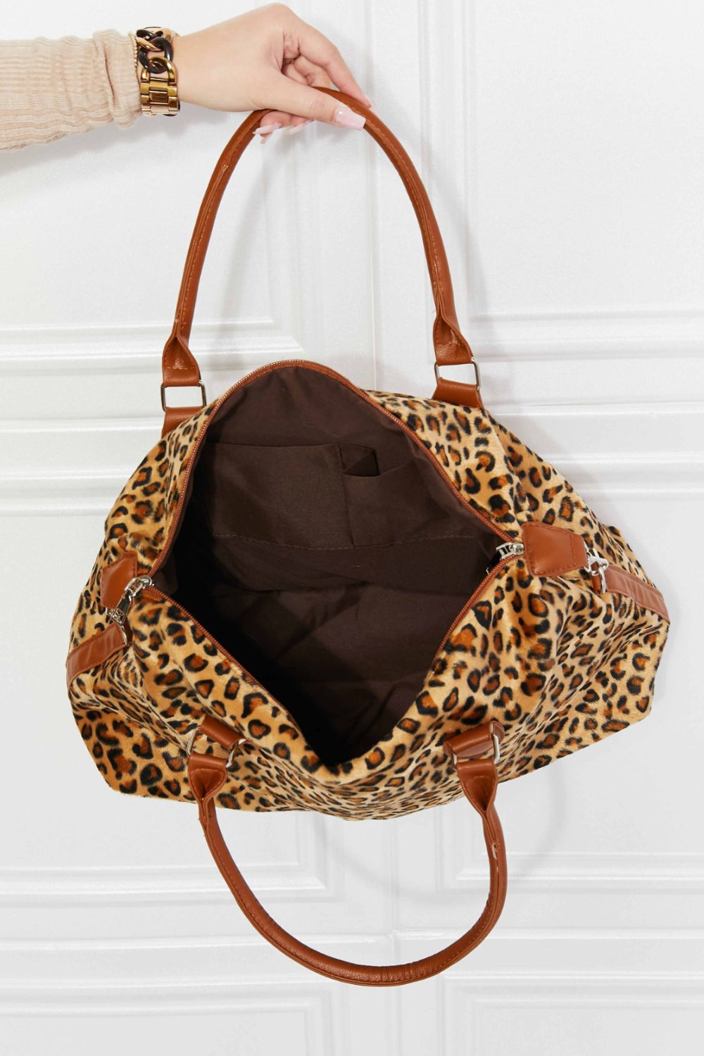 Animal Print Weekender Bag