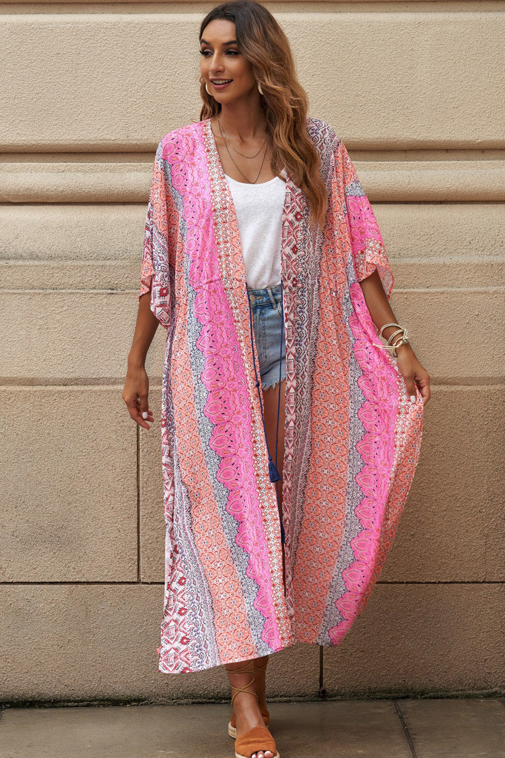 Bohemian Tassel Tie Cover Up