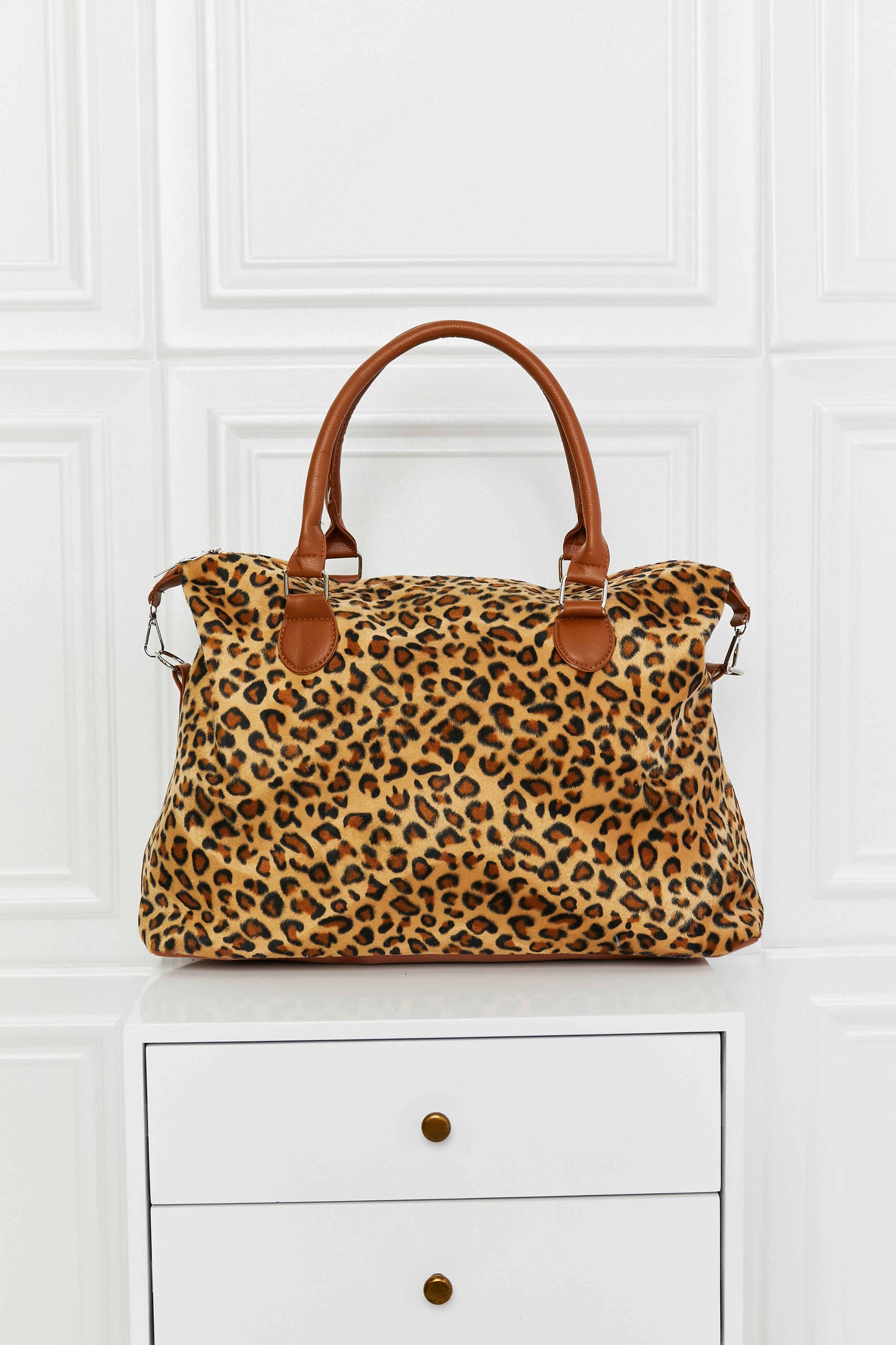 Animal Print Weekender Bag