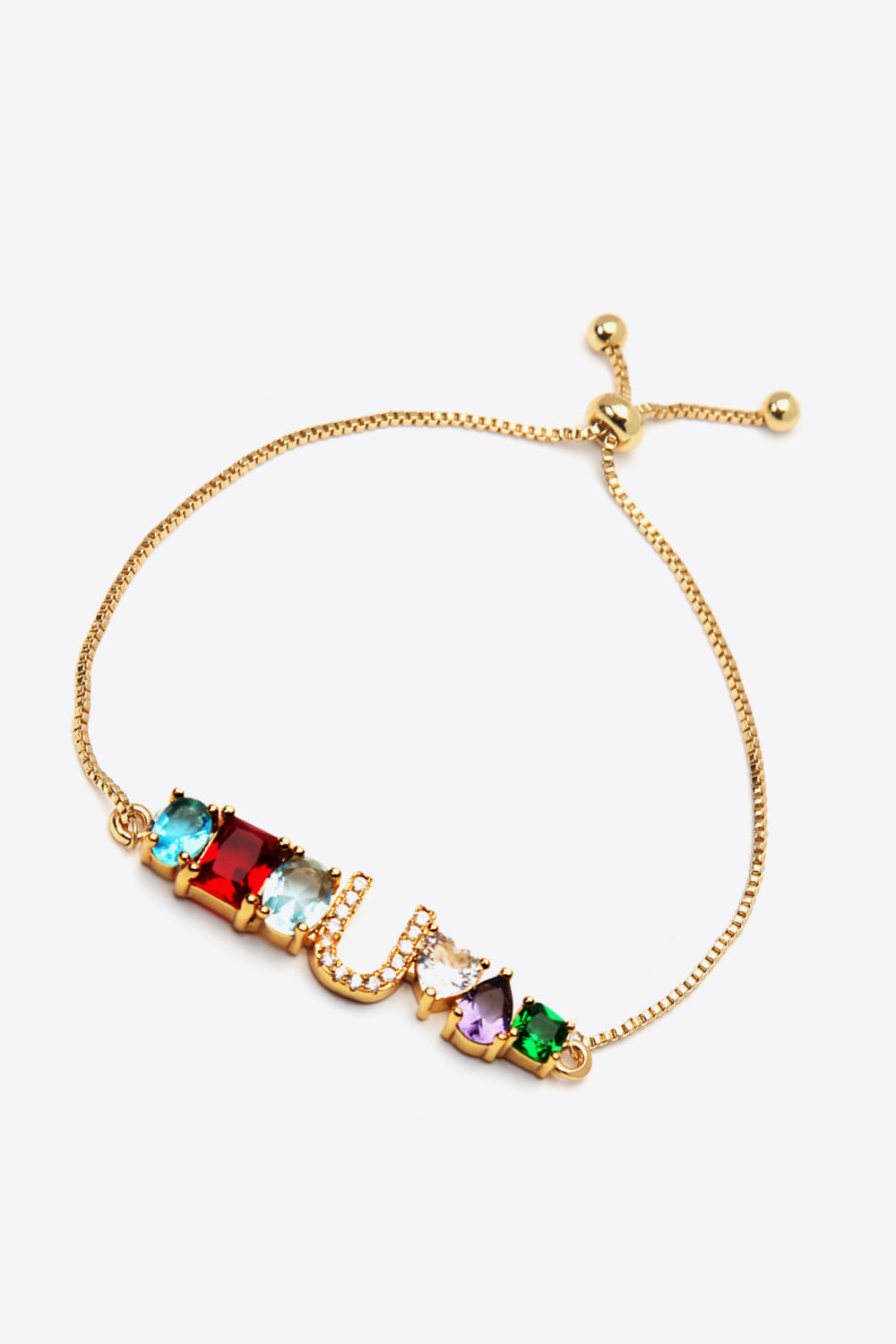 U to Z Big Gem Bracelet