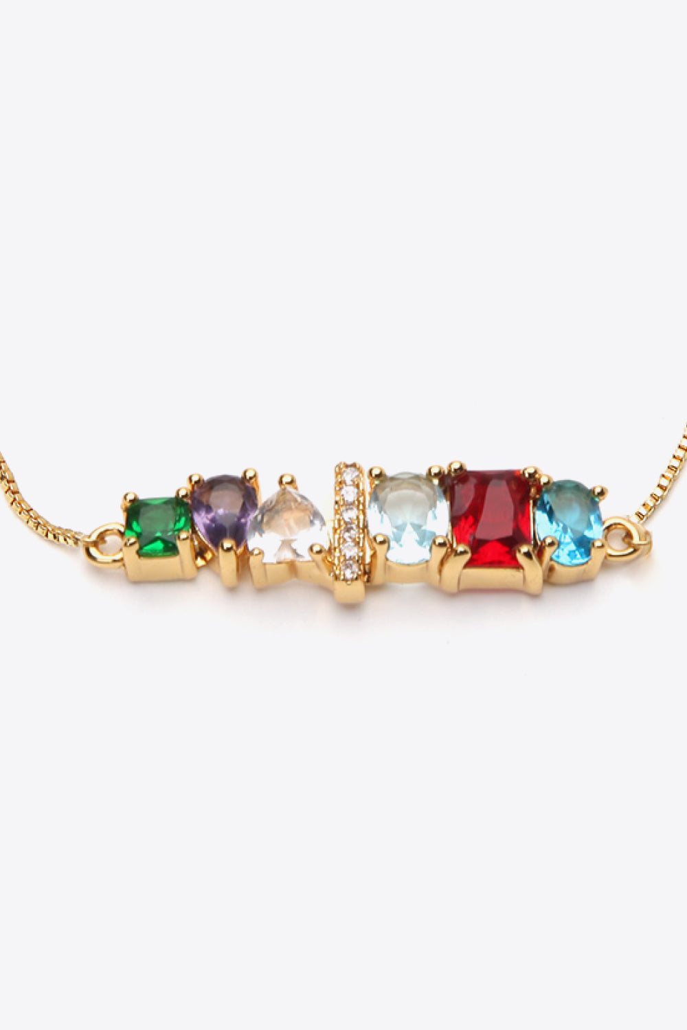 A to J Big Gem Bracelet