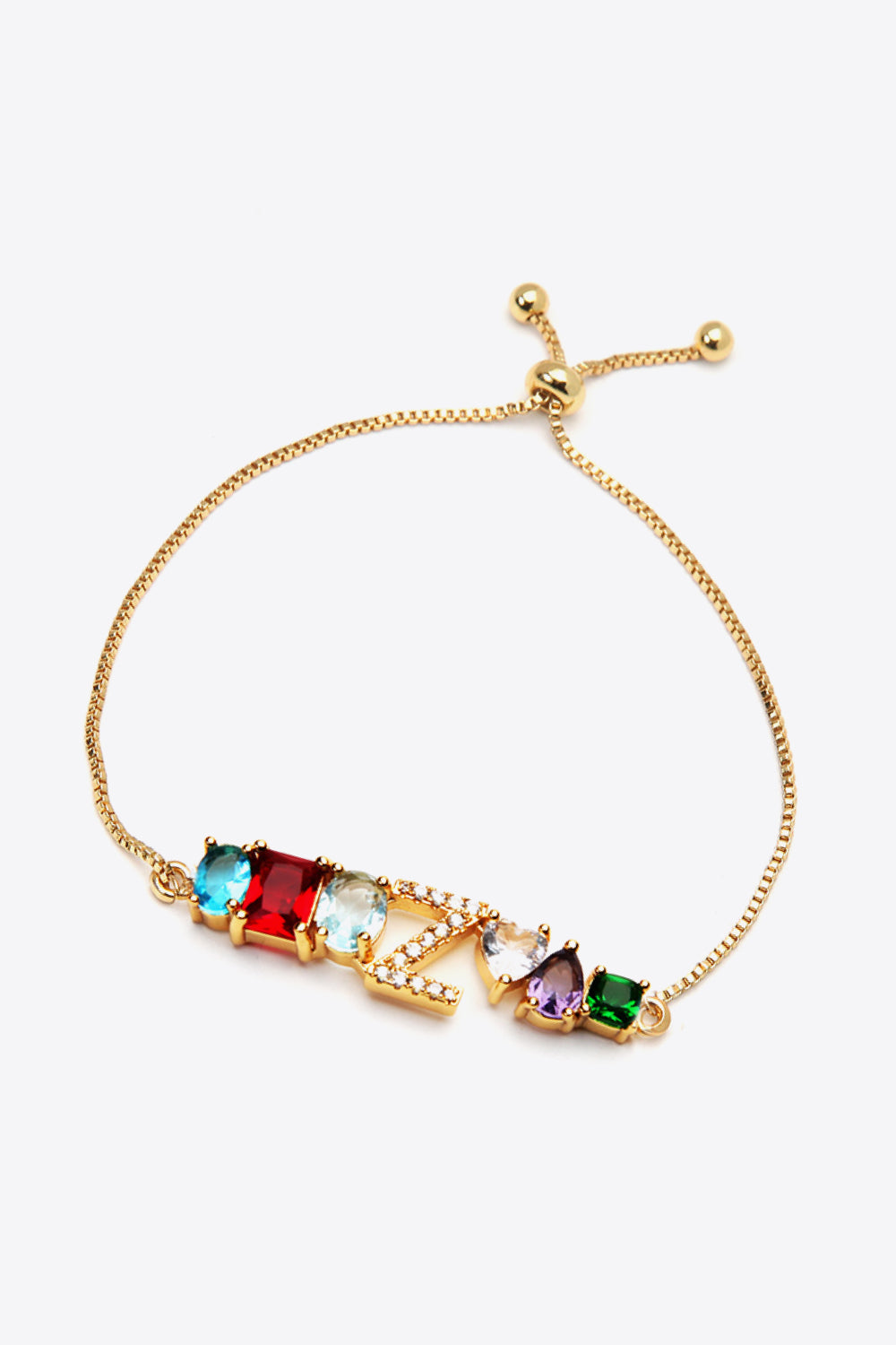 U to Z Big Gem Bracelet