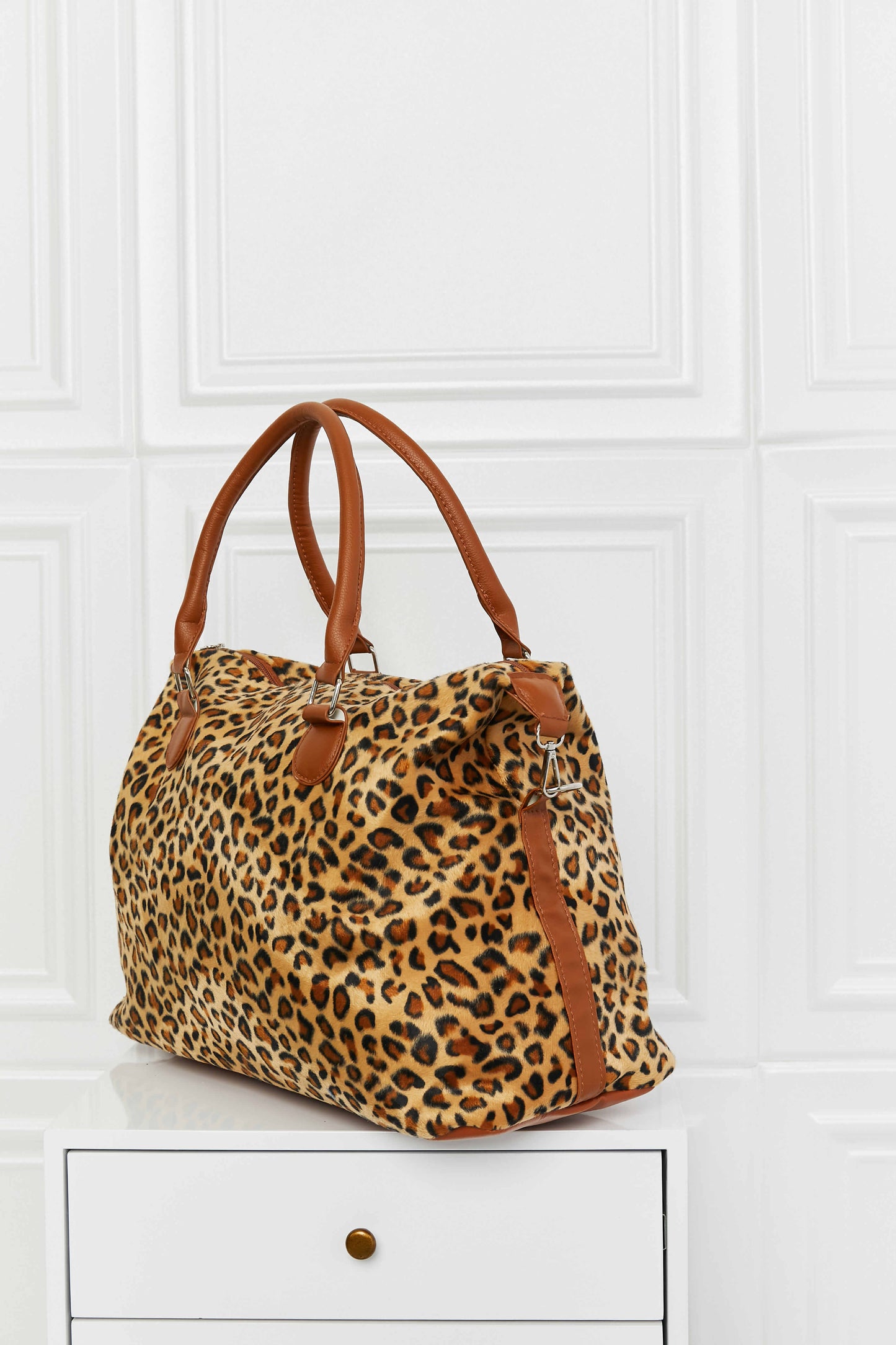 Animal Print Weekender Bag