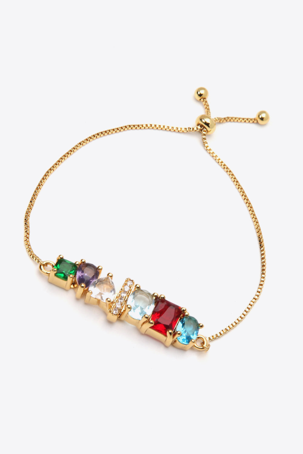 A to J Big Gem Bracelet