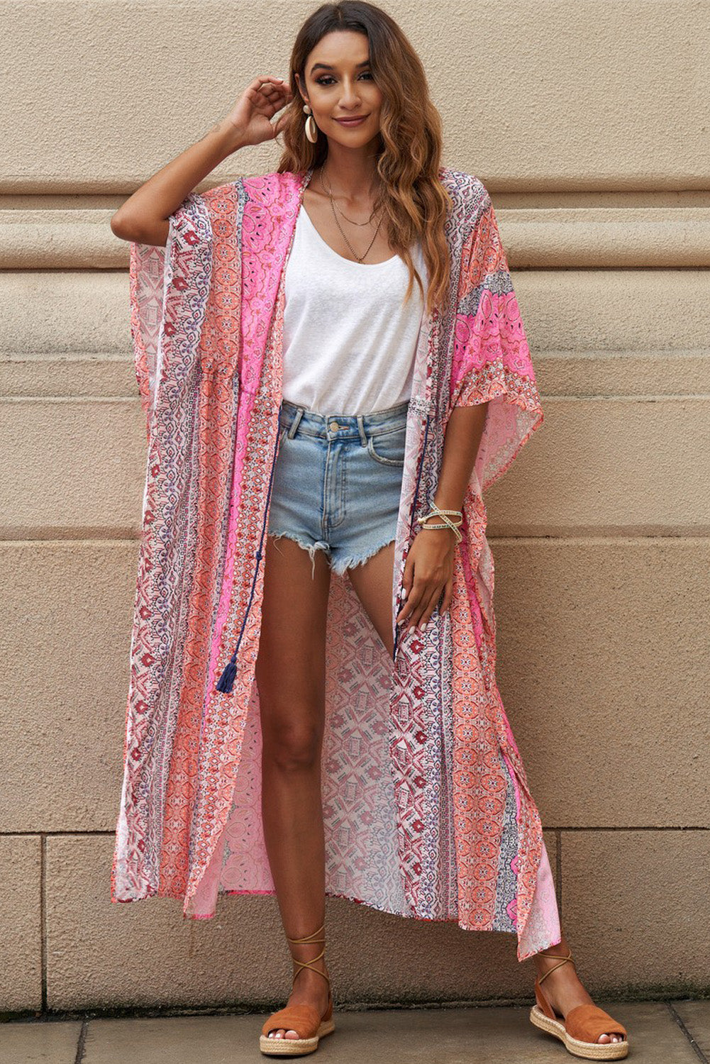 Bohemian Tassel Tie Cover Up