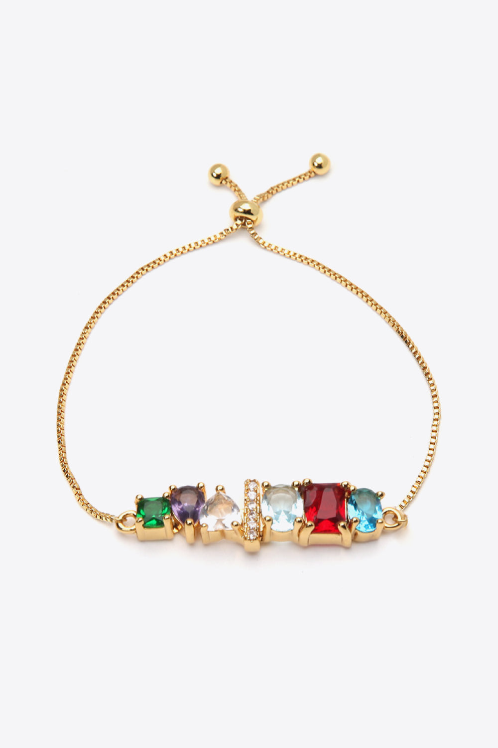 A to J Big Gem Bracelet