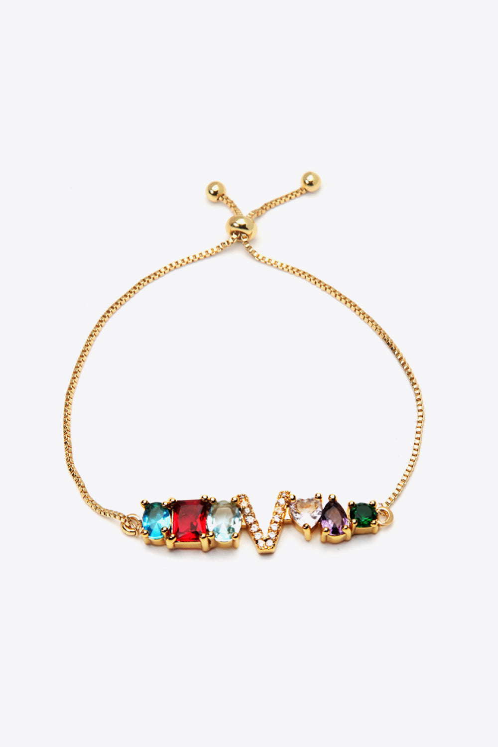 U to Z Big Gem Bracelet